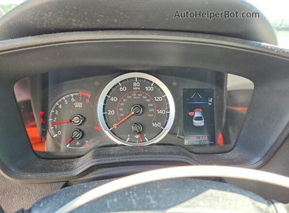 5YFS4MCE3NP113496 2022 TOYOTA COROLLA White Սարքավորումների վահանակի տեսք