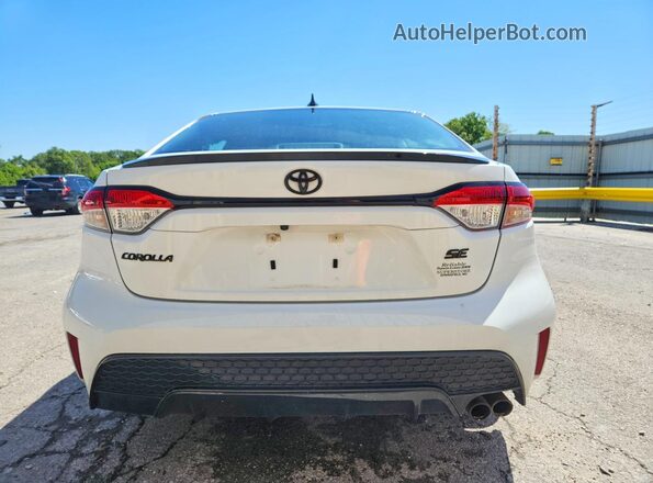 5YFS4MCE3NP113496 2022 TOYOTA COROLLA White Հետևի տեսք