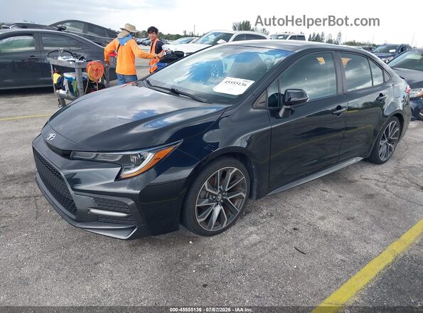 5YFS4MCE3NP130475 2022 TOYOTA COROLLA Black Передня ліва чверть