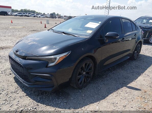 5YFS4MCE3PP157369 2023 TOYOTA COROLLA Black Vista tres cuartos delantera izquierda