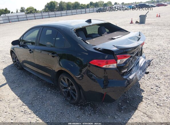 5YFS4MCE3PP157369 2023 TOYOTA COROLLA Black Trasero izquierdo