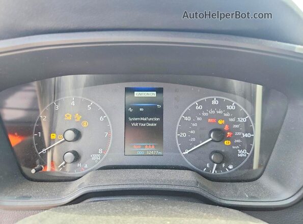 5YFS4MCE3RP211174 2024 TOYOTA COROLLA Silver Սարքավորումների վահանակի տեսք