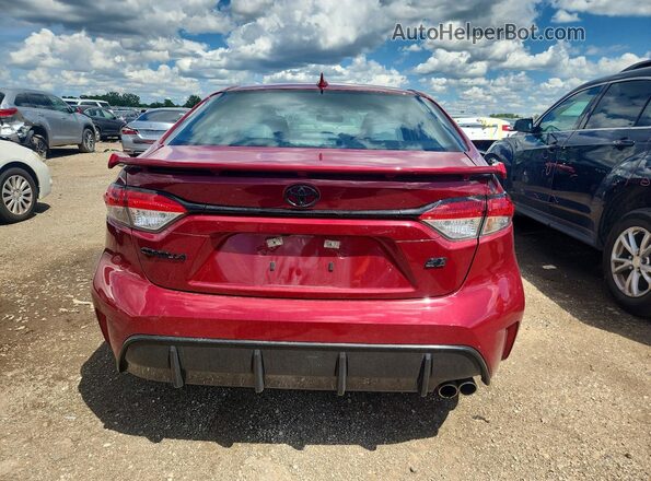 5YFS4MCE3SP239272 2025 TOYOTA COROLLA Red Rear view