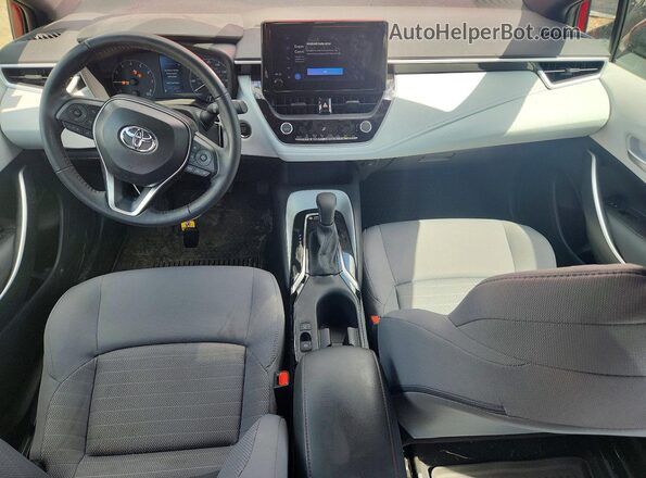 5YFS4MCE3SP239272 2025 TOYOTA COROLLA Red Dashboard view