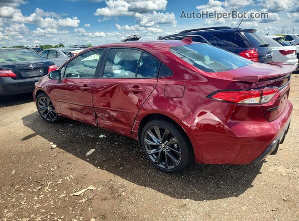 5YFS4MCE3SP239272 2025 TOYOTA COROLLA Red Rear left