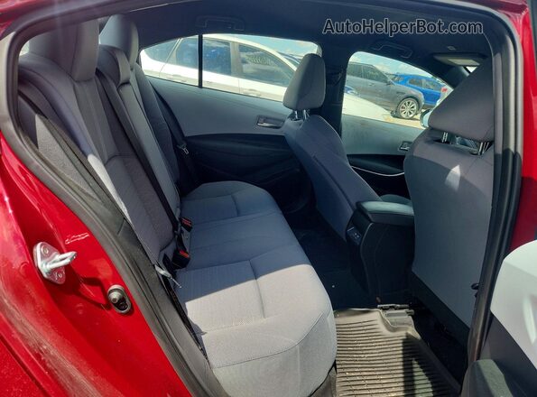 5YFS4MCE3SP239272 2025 TOYOTA COROLLA Red Rear seats view