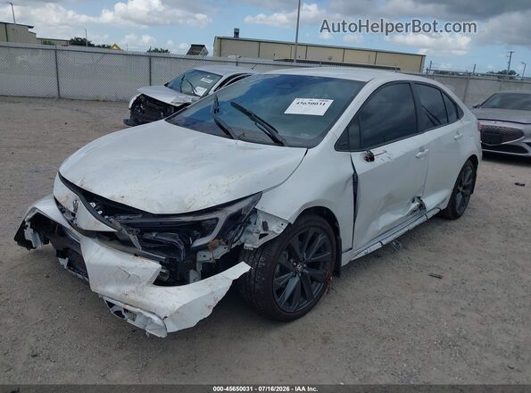 5YFS4MCE3SP244861 2025 TOYOTA COROLLA White Առջևի ձախ երեք քառորդ տեսարան