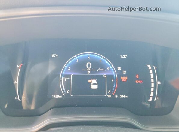 5YFS4MCE3TP257658 2026 TOYOTA COROLLA Black Instrument cluster view