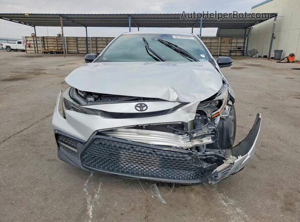 5YFS4MCE4MP077770 2021 TOYOTA COROLLA Silver Widok z przodu