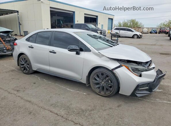 5YFS4MCE4MP077770 2021 TOYOTA COROLLA Silver Przód prawy