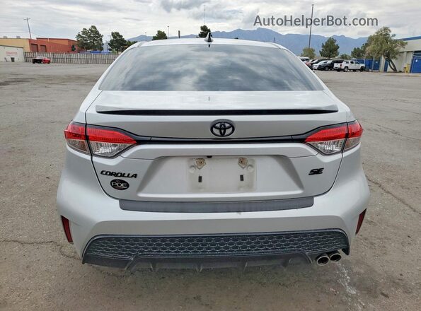 5YFS4MCE4MP077770 2021 TOYOTA COROLLA Silver Widok z tyłu