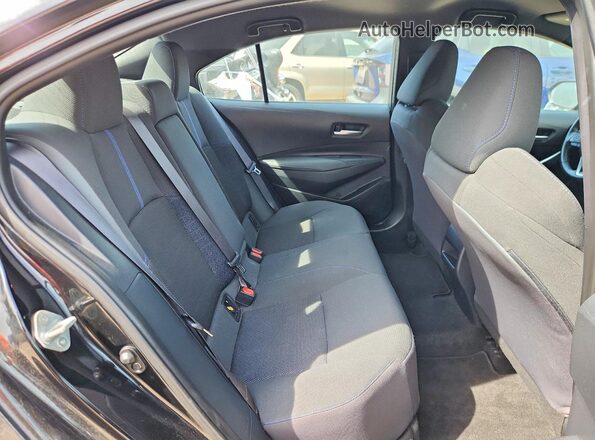 5YFS4MCE4NP122921 2022 TOYOTA COROLLA Black Widok tylnych siedzeń