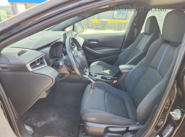 5YFS4MCE4NP122921 2022 TOYOTA COROLLA Black Widok wnętrza z przodu