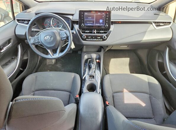 5YFS4MCE4NP122921 2022 TOYOTA COROLLA Black Widok deski rozdzielczej