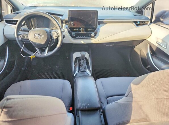 5YFS4MCE4PP168400 2023 TOYOTA COROLLA Silver Вид панелі приладів