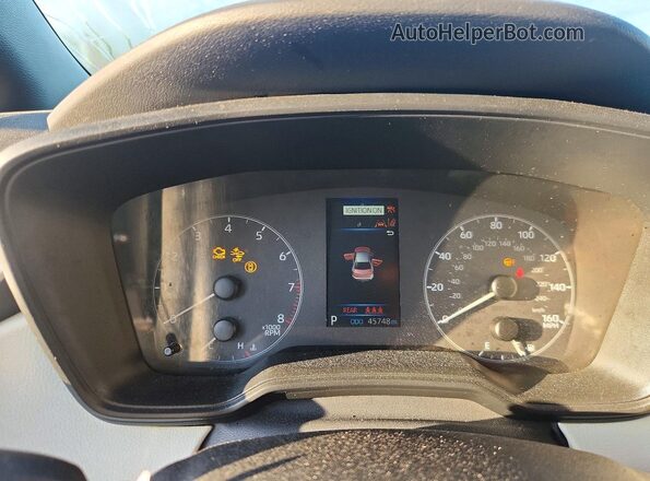 5YFS4MCE4PP168400 2023 TOYOTA COROLLA Silver Вид щитка приладів