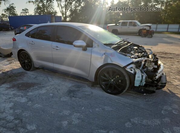 5YFS4MCE4PP168400 2023 TOYOTA COROLLA Silver Передня права чверть