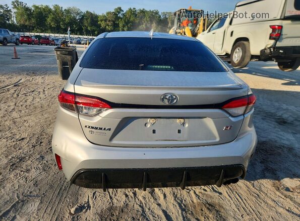 5YFS4MCE4PP168400 2023 TOYOTA COROLLA Silver Вид ззаду