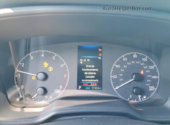 5YFS4MCE4SP250586 2025 TOYOTA COROLLA Red Սարքավորումների վահանակի տեսք