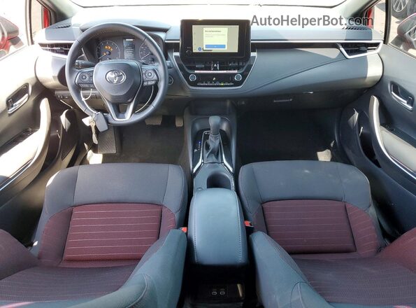 5YFS4MCE4SP250586 2025 TOYOTA COROLLA Red Առջևի վահանակի տեսք
