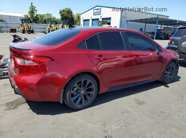 5YFS4MCE4SP250586 2025 TOYOTA COROLLA Red Հետևի աջ