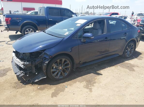 5YFS4MCE4TP274372 2026 TOYOTA COROLLA Dark Blue Առջևի ձախ երեք քառորդ տեսարան