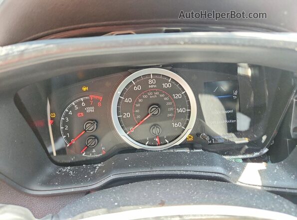 5YFS4MCE5MP069161 2021 TOYOTA COROLLA White Widok zestawu wskaźników