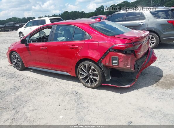 5YFS4MCE5MP069502 2021 TOYOTA COROLLA Red Trasero izquierdo