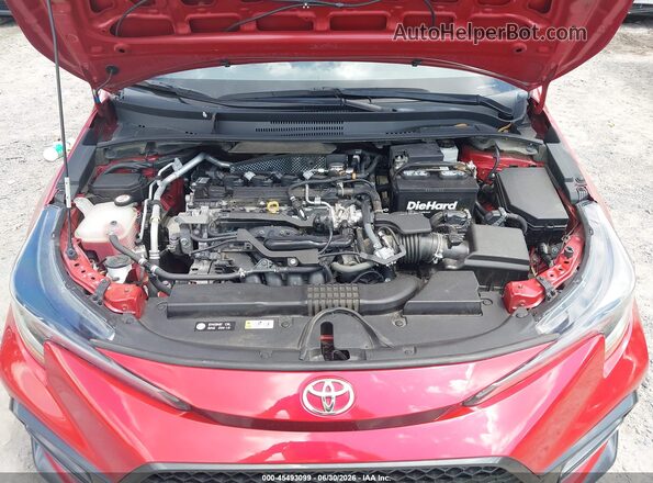 5YFS4MCE5MP069502 2021 TOYOTA COROLLA Red Vista trasera