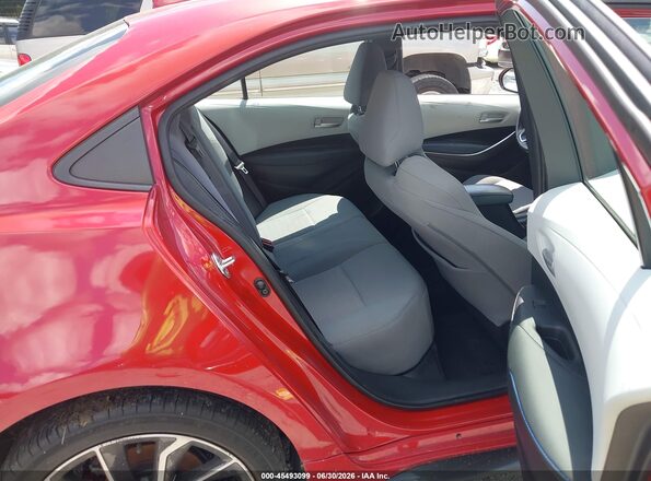 5YFS4MCE5MP069502 2021 TOYOTA COROLLA Red Vista de la etiqueta del VIN