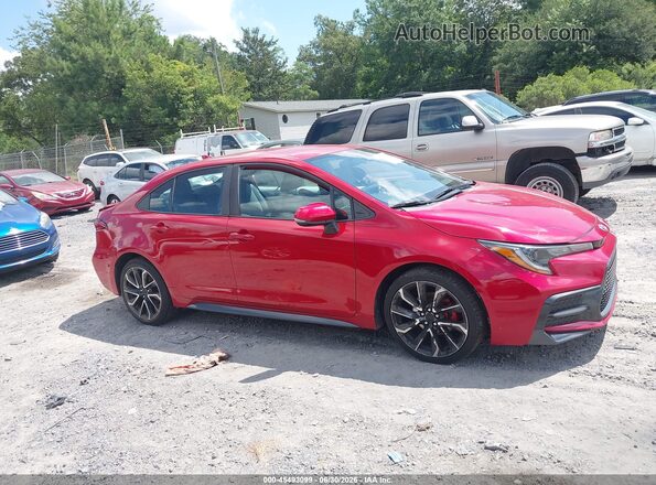 5YFS4MCE5MP069502 2021 TOYOTA COROLLA Red Vista interior trasera
