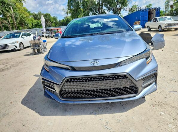 5YFS4MCE5MP089653 2021 TOYOTA COROLLA Blue Widok z przodu
