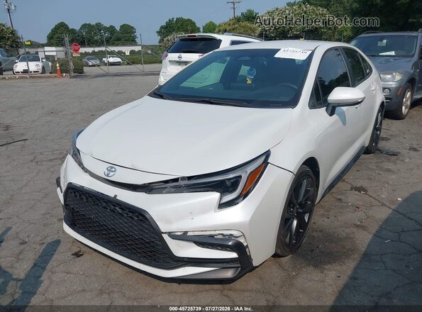 5YFS4MCE5RP187217 2024 TOYOTA COROLLA White წინა მარცხენა ხედი სამი მეოთხედიდან