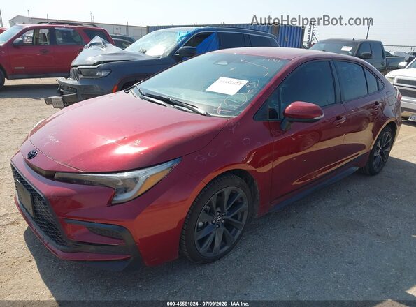5YFS4MCE5RP188870 2024 TOYOTA COROLLA Maroon Vista tres cuartos delantera izquierda