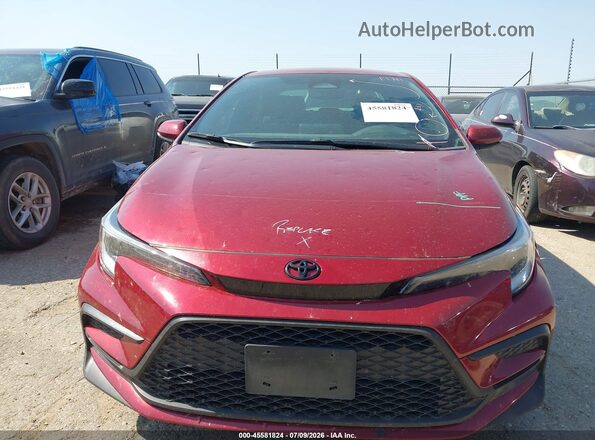 5YFS4MCE5RP188870 2024 TOYOTA COROLLA Maroon Vista frontal