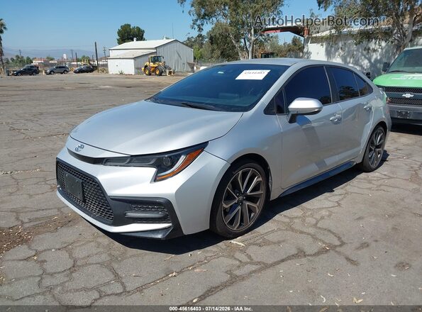 5YFS4MCE6MP095025 2021 TOYOTA COROLLA Silver Передня ліва чверть