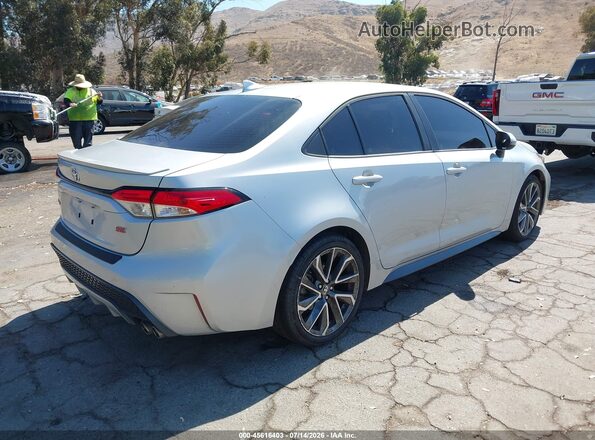 5YFS4MCE6MP095025 2021 TOYOTA COROLLA Silver Задня права чверть