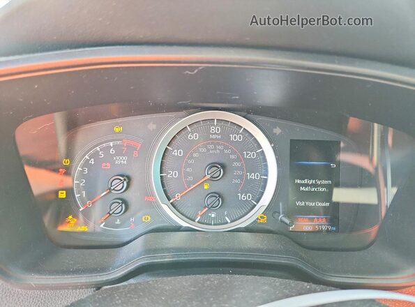 5YFS4MCE6NP102511 2022 TOYOTA COROLLA Silver Instrument cluster view