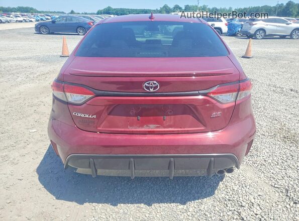 5YFS4MCE6PP141389 2023 TOYOTA COROLLA Burgundy Вид ззаду