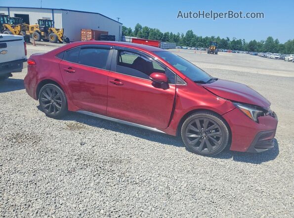5YFS4MCE6PP141389 2023 TOYOTA COROLLA Burgundy Передня права чверть