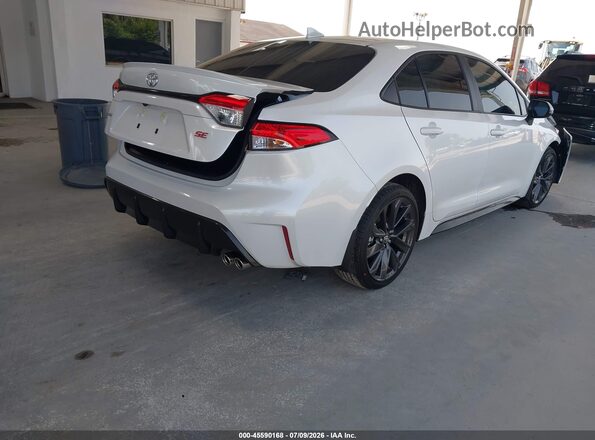 5YFS4MCE6TP281081 2026 TOYOTA COROLLA Белый Задняя правая четверть