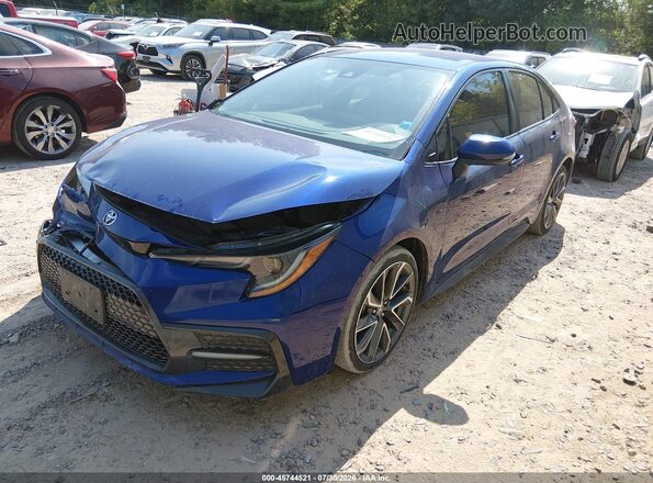 5YFS4MCE7MP067296 2021 TOYOTA COROLLA Blue Przód lewy