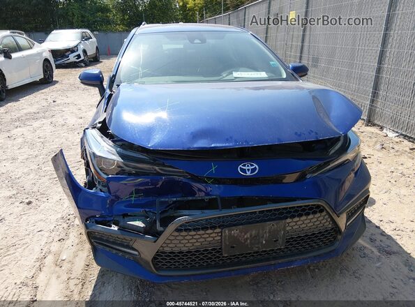 5YFS4MCE7MP067296 2021 TOYOTA COROLLA Blue Widok z przodu