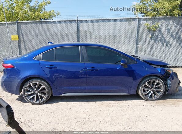 5YFS4MCE7MP067296 2021 TOYOTA COROLLA Blue Widok wnętrza z tyłu