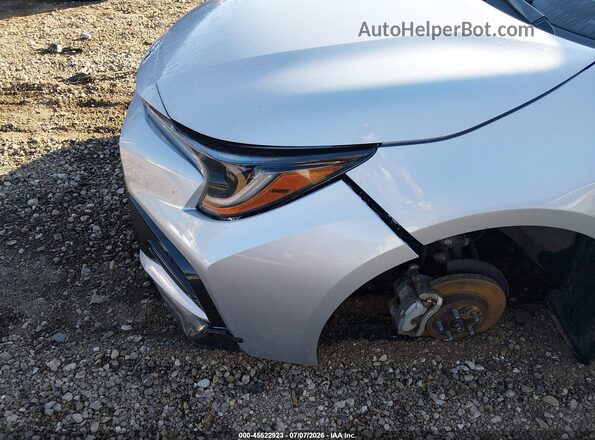 5YFS4MCE7NP127319 2022 TOYOTA COROLLA Silver Դիմացի տեսք