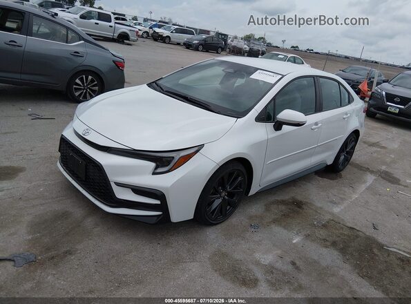 5YFS4MCE7PP158055 2023 TOYOTA COROLLA White Vista tres cuartos delantera izquierda