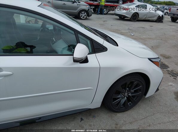 5YFS4MCE7PP158055 2023 TOYOTA COROLLA White Vista interior de 360 grados