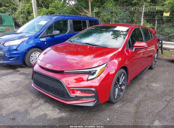 5YFS4MCE7RP182973 2024 TOYOTA COROLLA Красный Передняя левая четверть