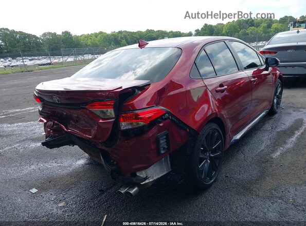 5YFS4MCE7RP182973 2024 TOYOTA COROLLA Красный Задняя правая четверть