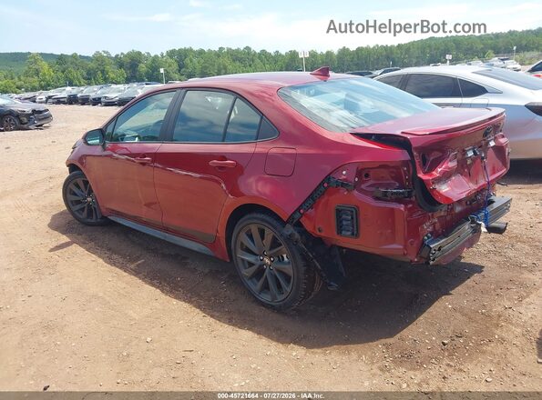 5YFS4MCE7SP235127 2025 TOYOTA COROLLA Red Հետևի ձախ